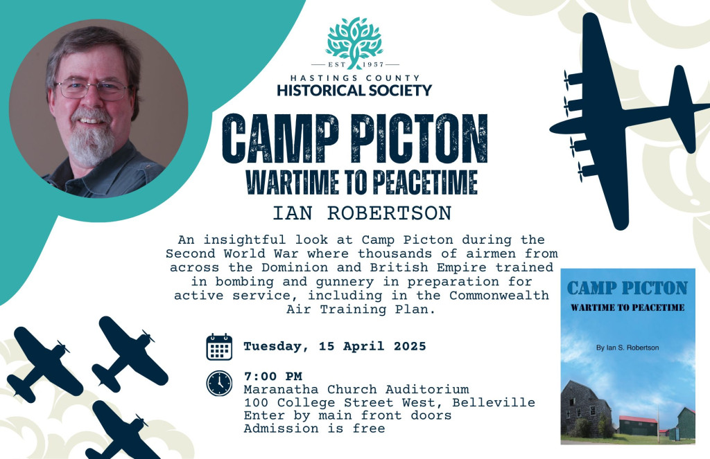Ian Robertson takes an insightful look at Camp Picton during the Second World War where thousands of airmen from across the the Dominion and British Empire trained in bombing and gunnery in preparation for active service, including in the Commonwealth Air Training Plan.