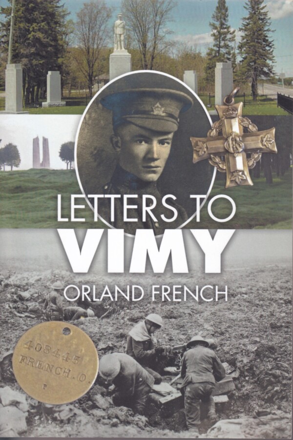 Front cover of Letters to Vimy book.
